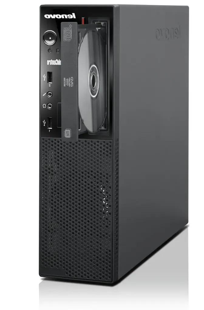 Lenovo ThinkCentre e73 on White Background